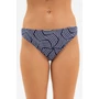 Kép 7/7 - Budmil női bikini alsó - sötétkék - fehér mintás