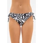 Kép 2/4 - Budmil női bikini alsó - fekete - fehér mintás