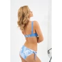 Kép 4/4 - Budmil női bikini alsó - világoskék - fehér mintás