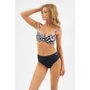 Kép 1/4 - Budmil női magasított derekú bikini alsó - fekete