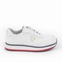 Kép 1/6 - Budmil női utcai bőrcipő sneaker - fehér
