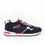Kép 1/7 - Budmil férfi utcai cipő sneaker - sötétkék - piros