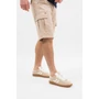Kép 2/6 - Budmil férfi utcai bőrcipő sneaker - bézs