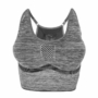 Kép 1/4 - Dressa Active seamless varrás nélküli állítható pántos női sportmelltartó - melírszürke