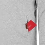 Kép 3/4 - Dressa Casual biopamut női hosszú pulóver - melírszürke