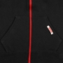 Kép 10/10 - Dressa női pamut kapucnis cipzáras pulóver - fekete