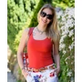 Kép 1/2 - Piros egyszínű top (S-XL)