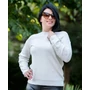 Kép 1/2 - Gombos ujjú fehér felső (S/M-L/XL)