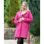 Kép 5/5 - Plüss pink szövetkabát (S-XL)