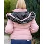Kép 3/5 - Rövid steppelt rózsaszín kabát (M-XXXL)