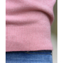 Kép 3/3 - Csillámos pink kötött pulóver (S/M-L/XL)