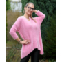 Kép 2/2 - Hosszított szőrmés rózsaszín pulóver (S-L)