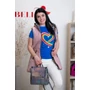 Kép 3/3 - Egyszínű Happy-Family feliratú kék póló (S/M-L/XL)