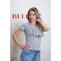Kép 2/4 - Love feliratú szürke póló (S/M-L/XL)