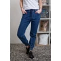 Kép 2/6 - Gumis derekú farmer sötétkék (XS-XL)